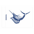 Tigress Sailfish Release Flag 12 x 18 inch standard offshore fishing release flag