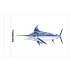 Tigress White Marlin Release Flag 12 inch by 18 inch