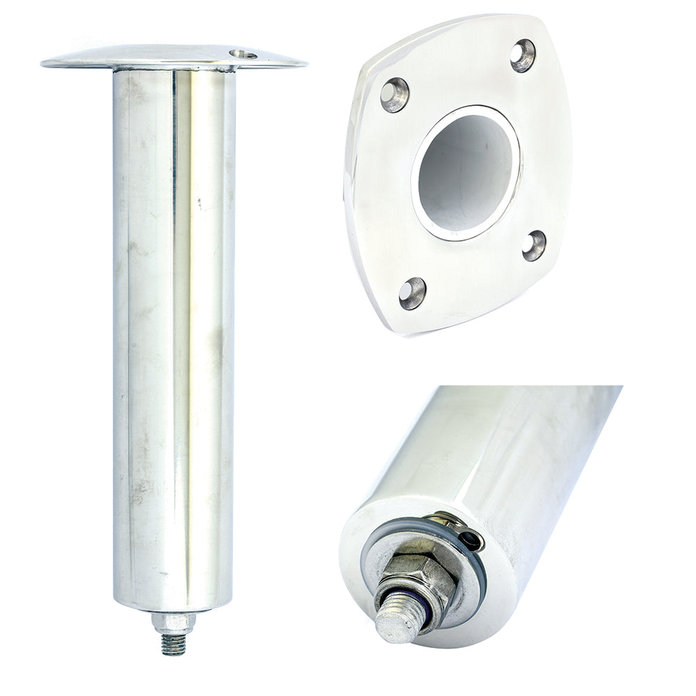 Tigress 4-hole swivel rectangular head rod holder 0 degree 10-1/2 inch