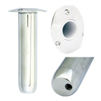 Tigress Oval Head Closed Base Rod Holder 15 degree 9 inch with drain hole for 1/4 inch NPT fitting