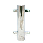 Tigress 9 inch 316 stainless steel side mount rod holder with 1-5/8 inch inner diameter and white vinyl insert