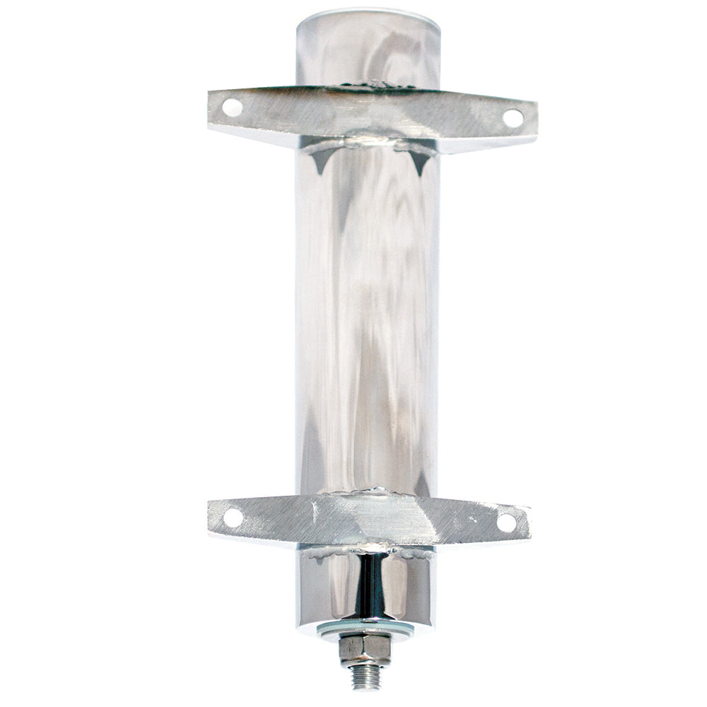 Tigress 9 inch swivel side mount rod holder 1-5/8 inch I.D. 316 stainless steel with white vinyl insert