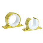 Tigress Premium Gold Anodized Rod Hanger showing closed and open end dimensions