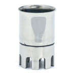 Tigress stainless steel swivel rod holder adapter 2-1/2 inch length 1-1/2 inch width