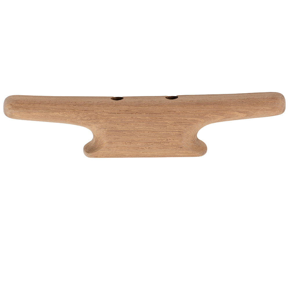 Whitecap 6-inch teak cleat for boat, home, RV or garage use