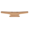 Whitecap 10-inch teak wood cleat for boat, RV, garage, or home use