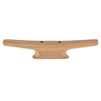 Whitecap 10-inch teak wood cleat for boat, RV, garage, or home use