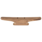 Whitecap 12-inch teak cleat for boat, home, RV or garage use