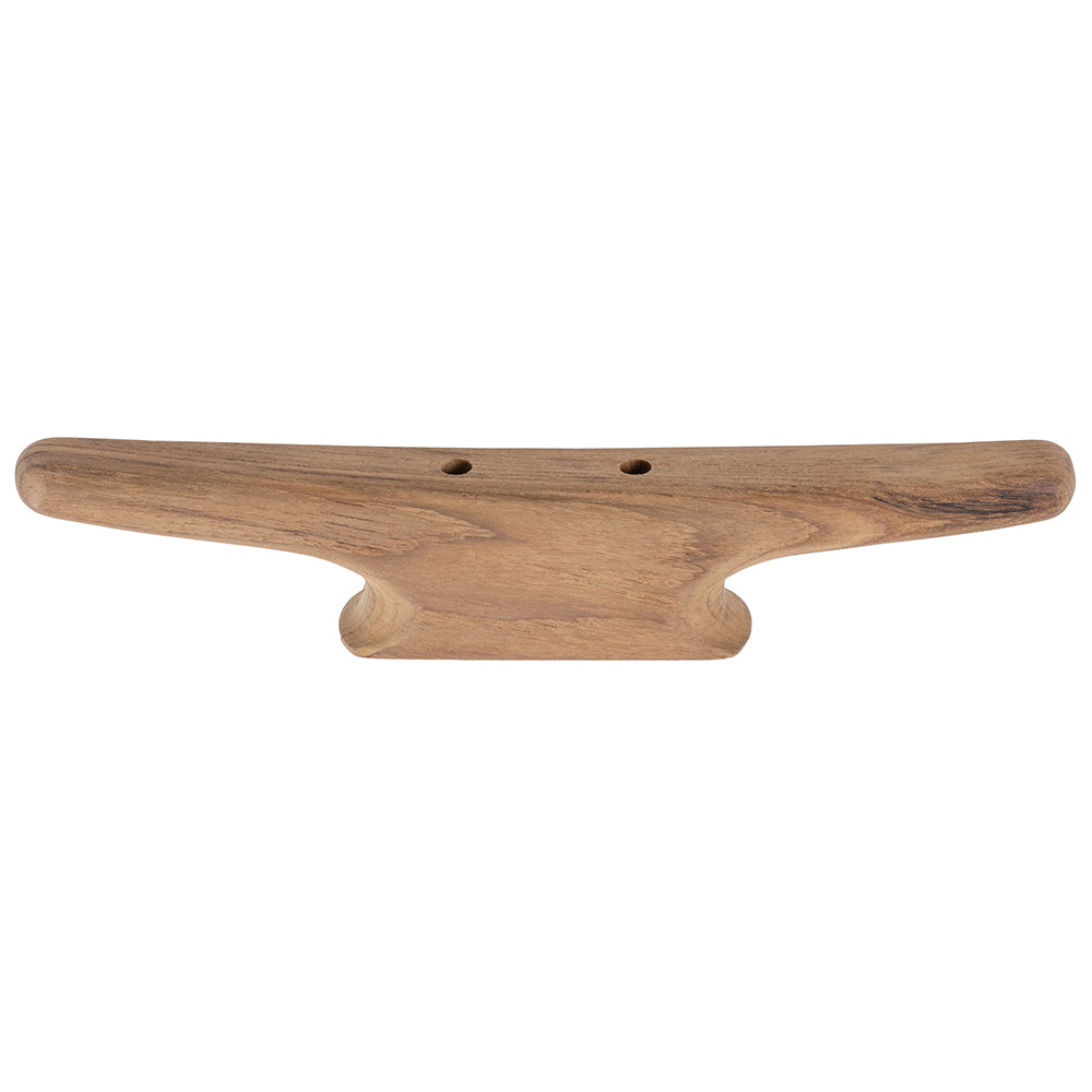Whitecap 12-inch teak cleat for boat, home, RV or garage use