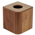 Whitecap EKA Collection premium teak tissue box with oiled finish, 5-1/4 x 5-1/4 x 6 inches