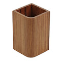 Whitecap EKA Collection teak tumbler with oiled finish, 8 x 8 x 11 inches