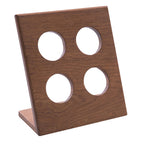 Whitecap 4-capsule teak K-Cup holder with oiled finish for marine or home use
