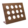 Whitecap oiled teak 12-capsule K-Cup holder for marine or home use