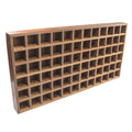 Whitecap 72-ball solid teak golf ball rack with oiled finish, 26 x 13-1/4 x 2 inches