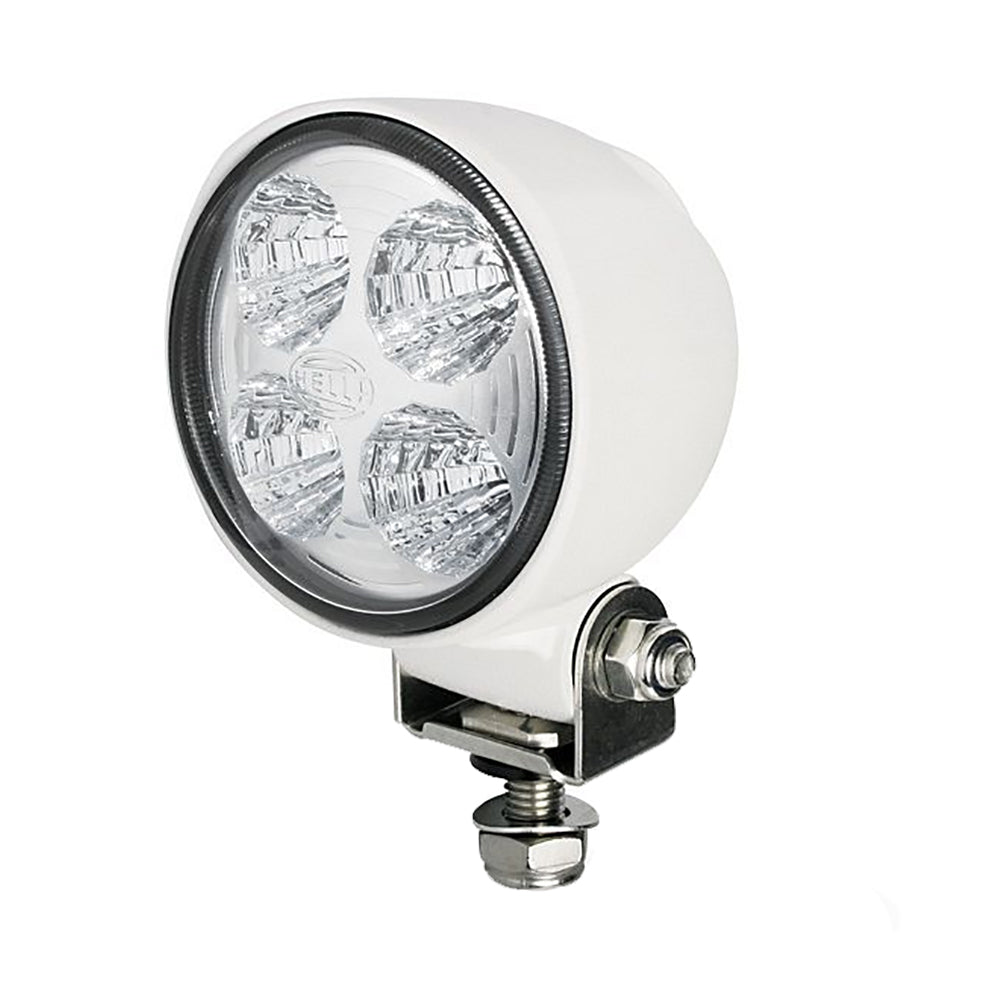 Hella Marine Module 70 Gen 3 LED Floodlight white housing long range 800 lumen marine flood light