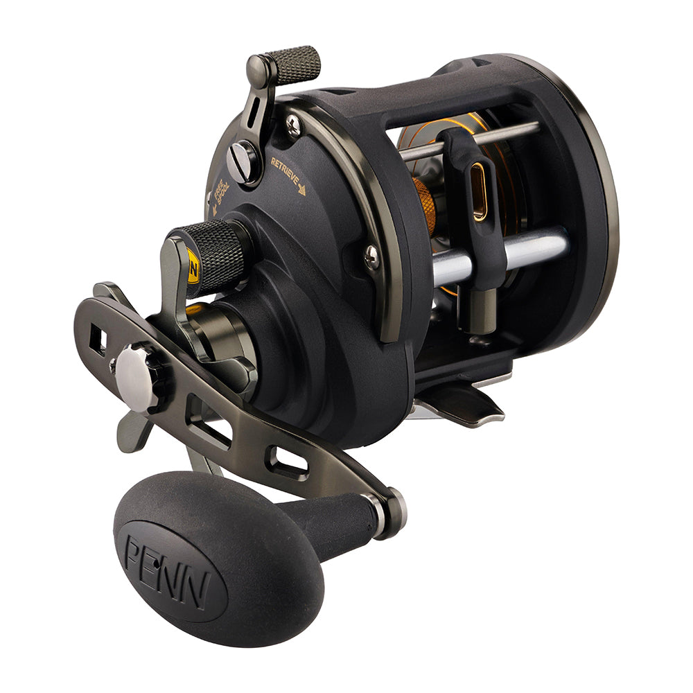 PENN SQLII15LW Squall II Level Wind Reel with graphite frame and Fast Gear Access sideplate