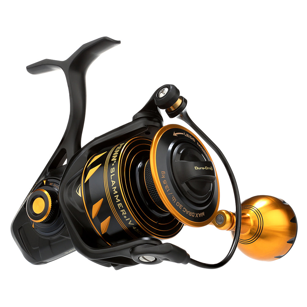 PENN Slammer IV 4500 spinning reel with full metal body and IPX6 sealed design