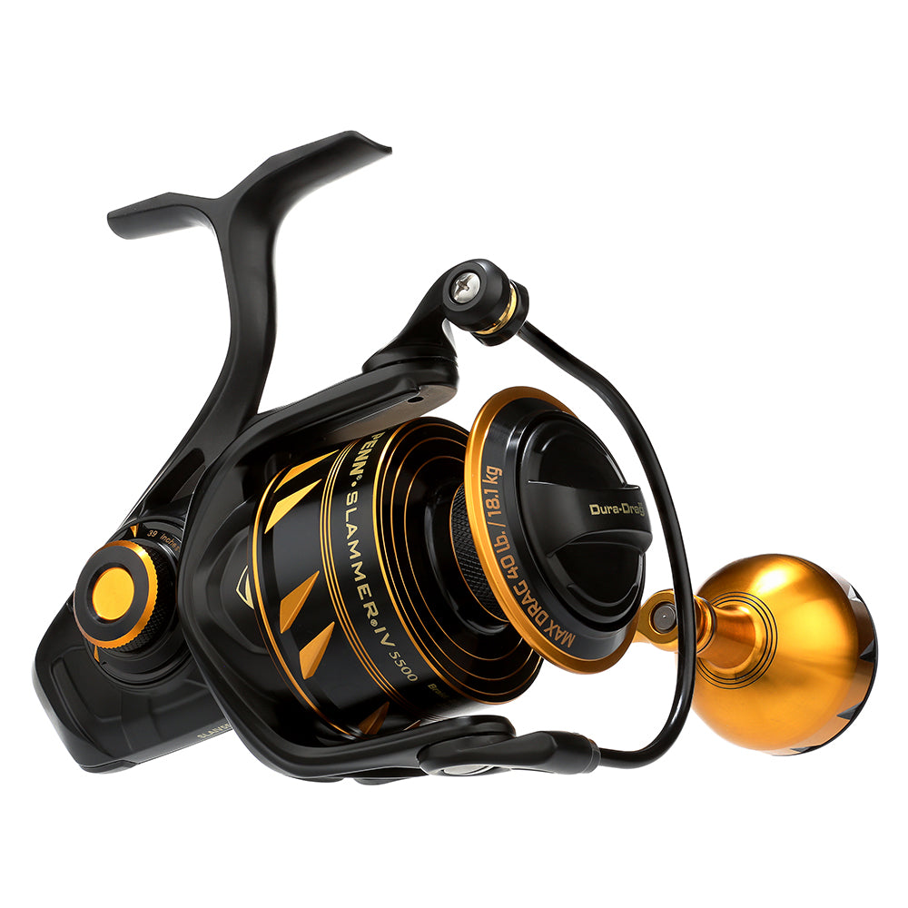 PENN Slammer IV 5500 Spinning Reel SLAIV5500 with full metal body and sealed drag system
