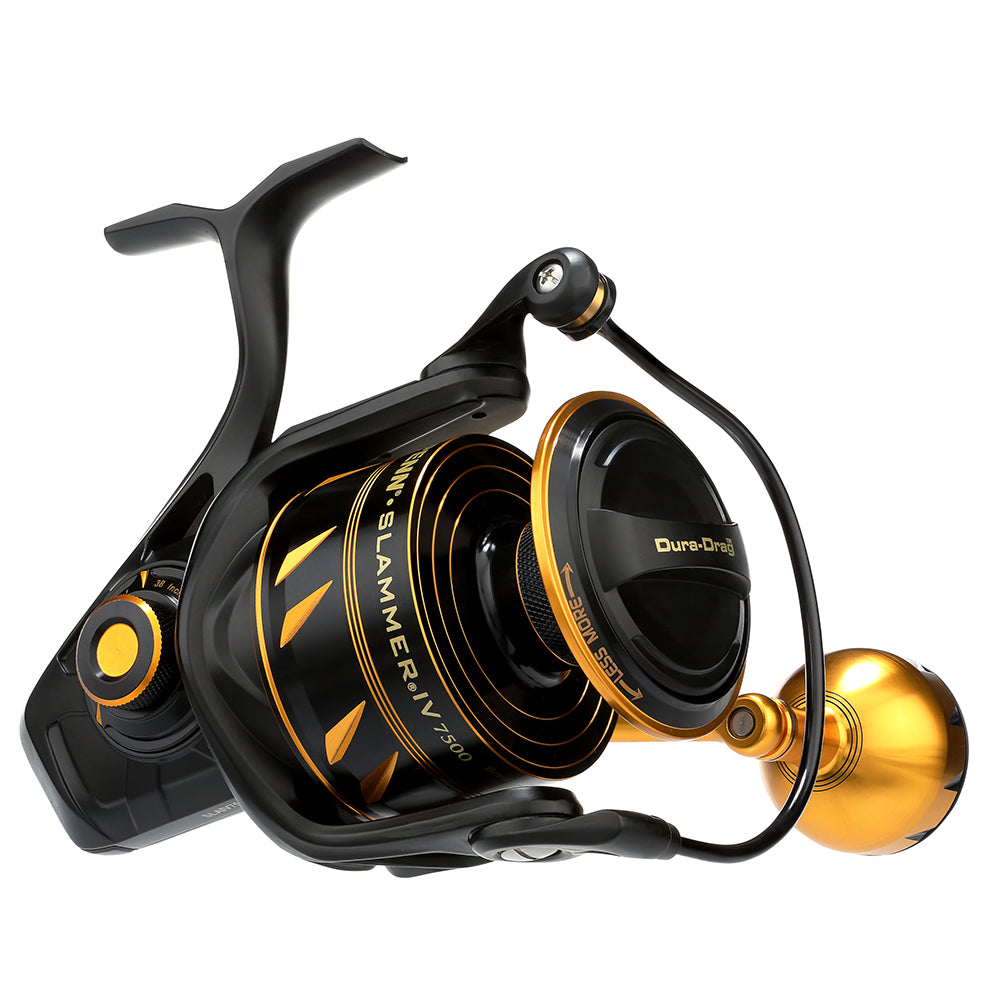 PENN SLAIV7500 Slammer IV 7500 Spinning Reel with full metal body and IPX6 sealed spool