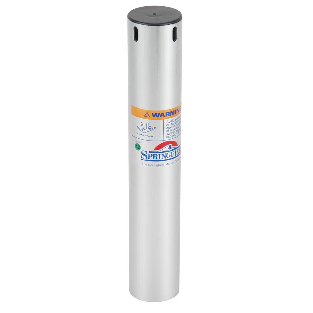 Springfield 1300715 2-3/8 inch plug-in fixed aluminum locking seat post 15 inch height