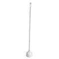 Lumitec Contour 39-inch LED anchor light with retractable lockable base, white shaft and white base