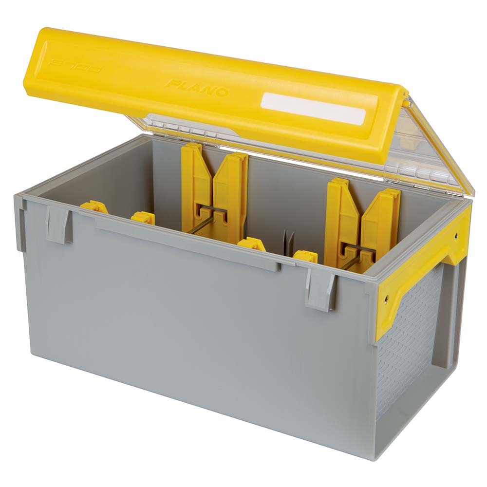 Plano EDGE Line Management Box with DuraView polycarbonate lid and Dri-Loc O-ring seal for 12 filler spools