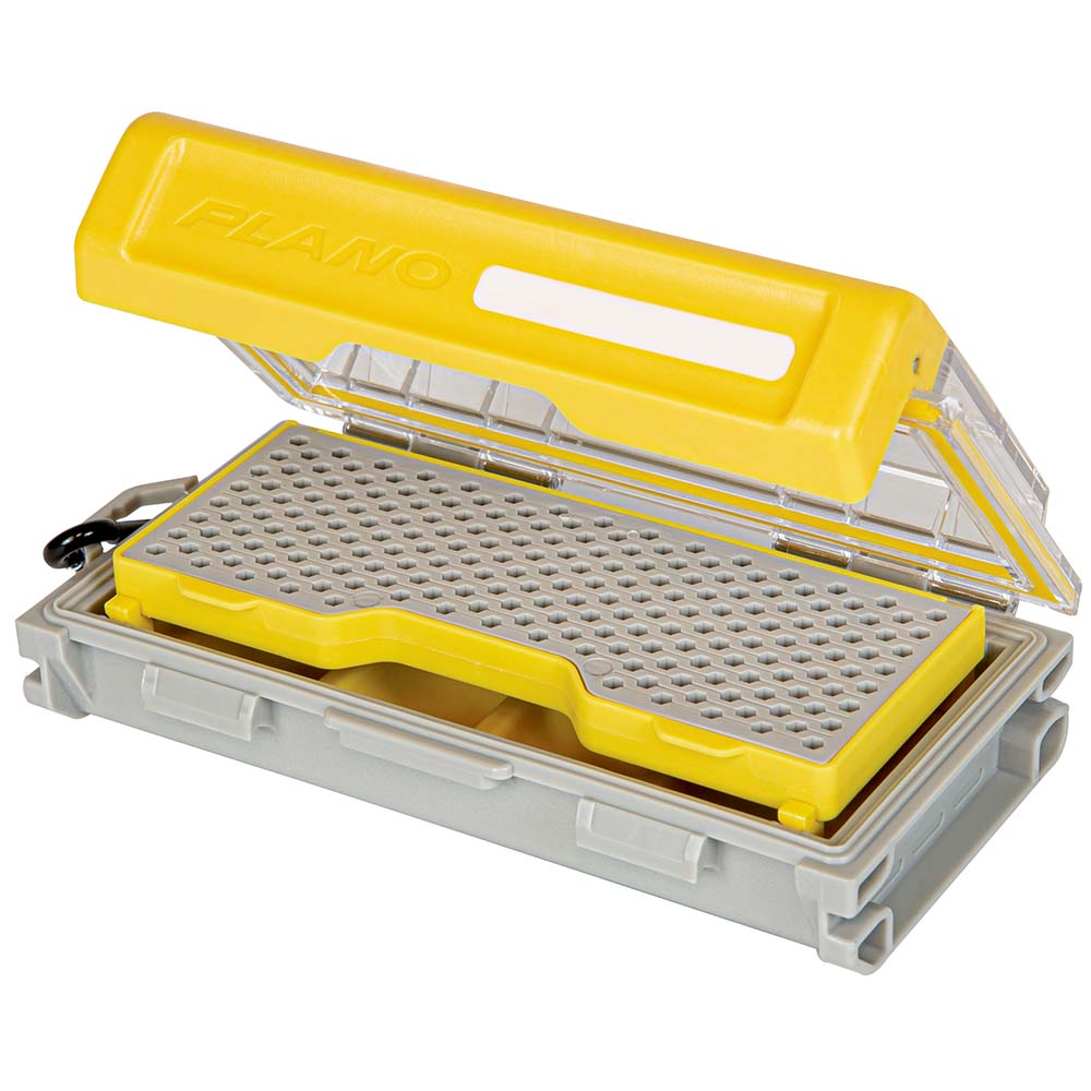 Plano EDGE Micro Fly Box with magnetic Dropzone and DuraView polycarbonate lid