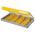 Plano EDGE Vertical Jig and Spybait Tackle Storage Box 14x9 inch with Dri-Loc seal and Rustrictor protection