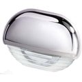 Hella Marine White LED Easy Fit Step Lamp with Chrome Cap, IP67 sealed, 30-degree downward beam, 12V 24V DC