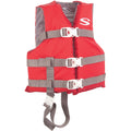 Stearns Classic Series red child life jacket vest for 30-50 lbs front view