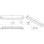 Lumitec Razor Light Bar - Flood - White Housing w/Inverted Logo Flush Mount