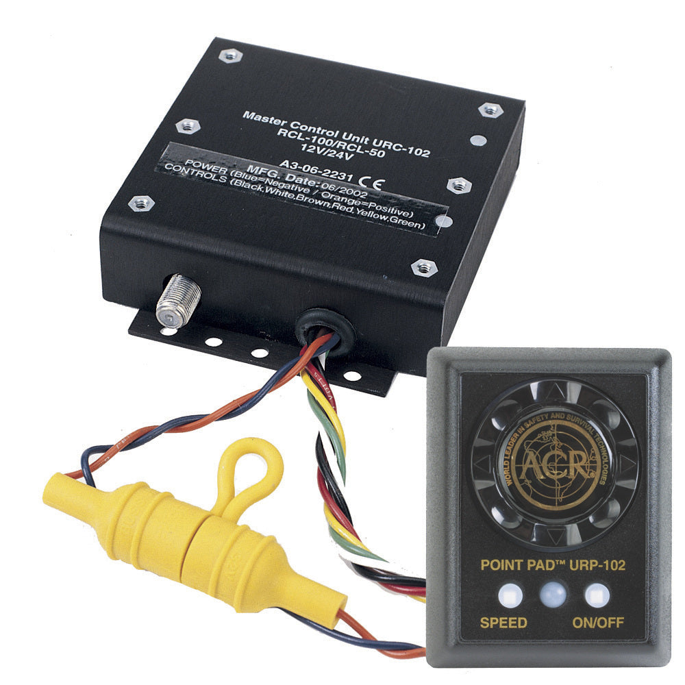 ACR Universal Remote Control Kit for RCL-50 and RCL-100 Searchlight with URC-102 controller and URP-102 Point Pad