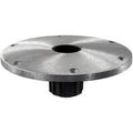Springfield Spring-Lock 9-inch satin aluminum round base for below-deck boat seat post mount