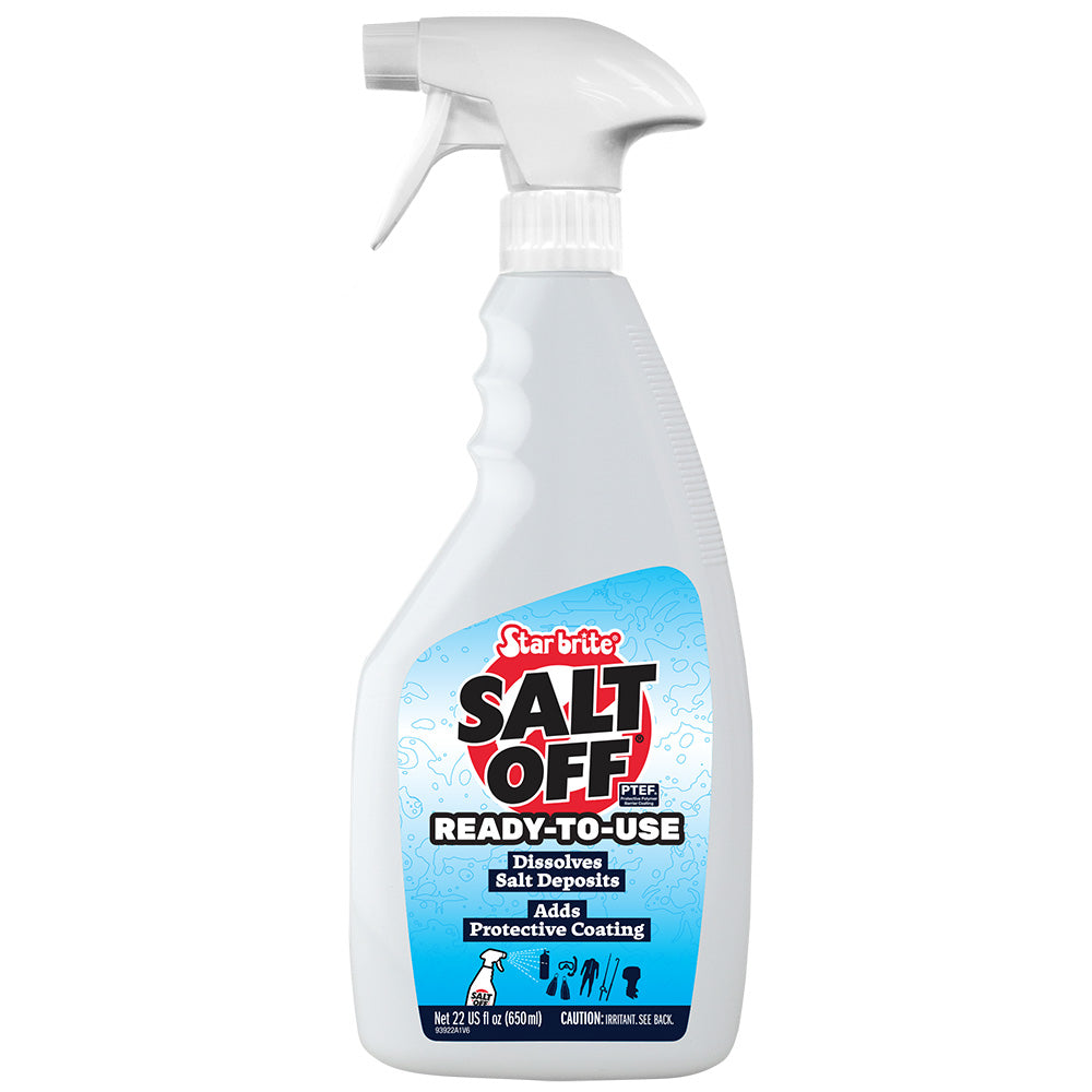 Star brite Salt Off Ready-To-Use 22 oz salt remover wash and engine flush spray bottle