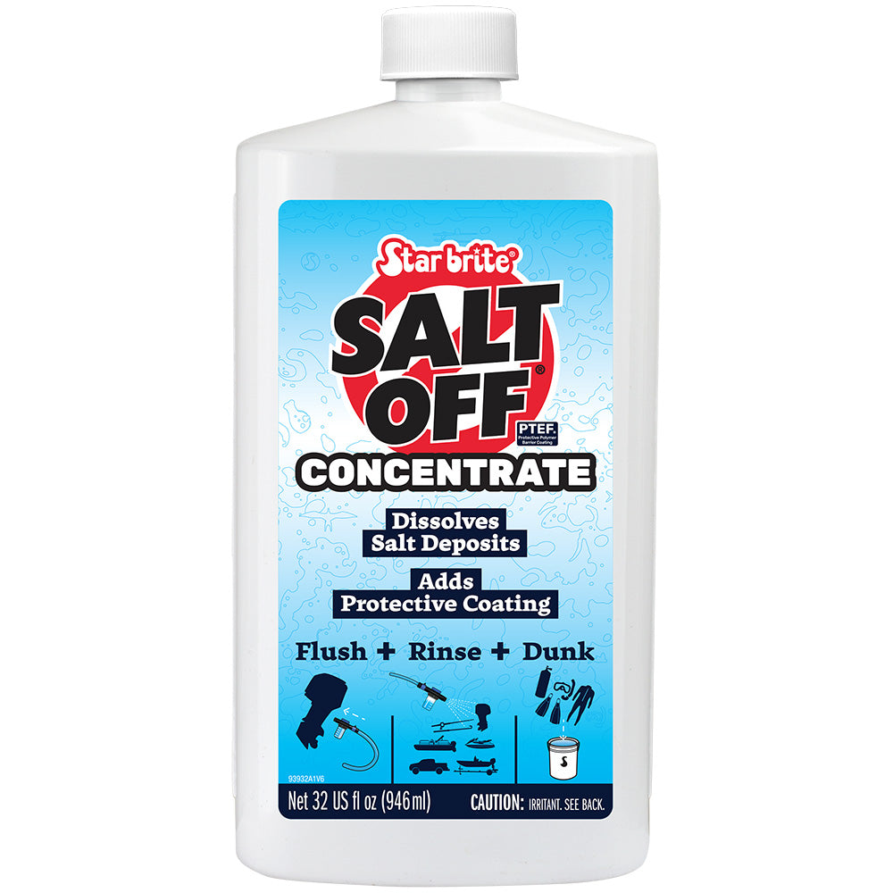 Star brite Salt Off 32 oz concentrate salt remover wash and engine flush bottle