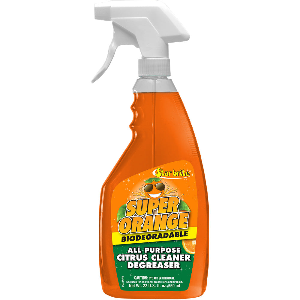 Star brite Super Orange All Purpose Citrus Cleaner Degreaser 22 oz spray bottle