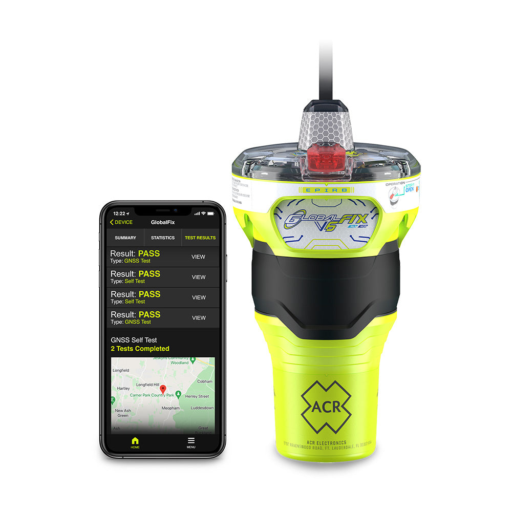 ACR GlobalFix V6 Category 2 EPIRB w/Return Link Service & Mobile App