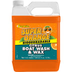 Star brite Super Orange Citrus Boat Wash and Wax 1 Gallon for fresh and salt water