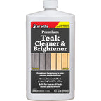 Star brite Premium Teak Cleaner and Brightener 32 oz bottle for marine and outdoor teak wood