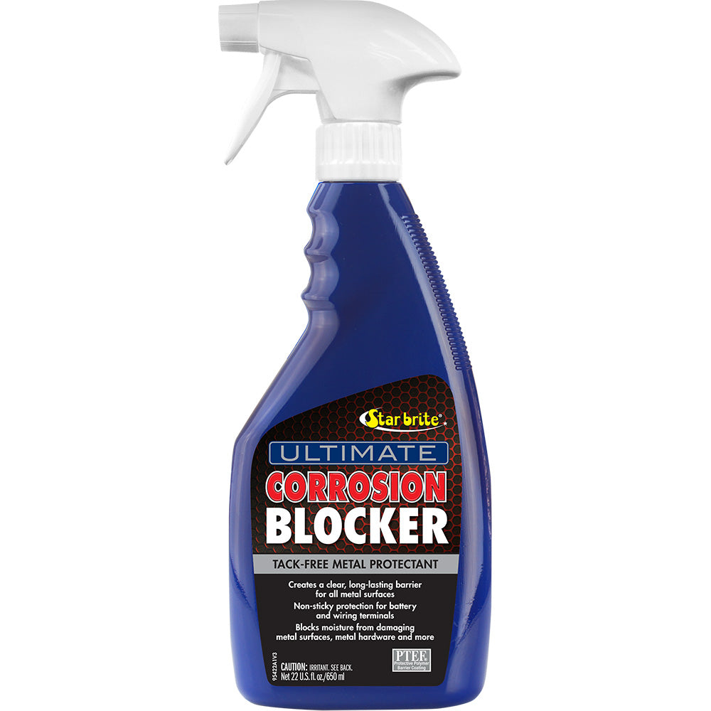 Star brite Ultimate Corrosion Blocker Spray 22 oz clear polymer rust and moisture barrier for boats and marine electronics