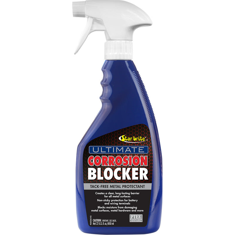 Star brite Ultimate Corrosion Blocker Spray 22 oz clear polymer rust and moisture barrier for boats and marine electronics