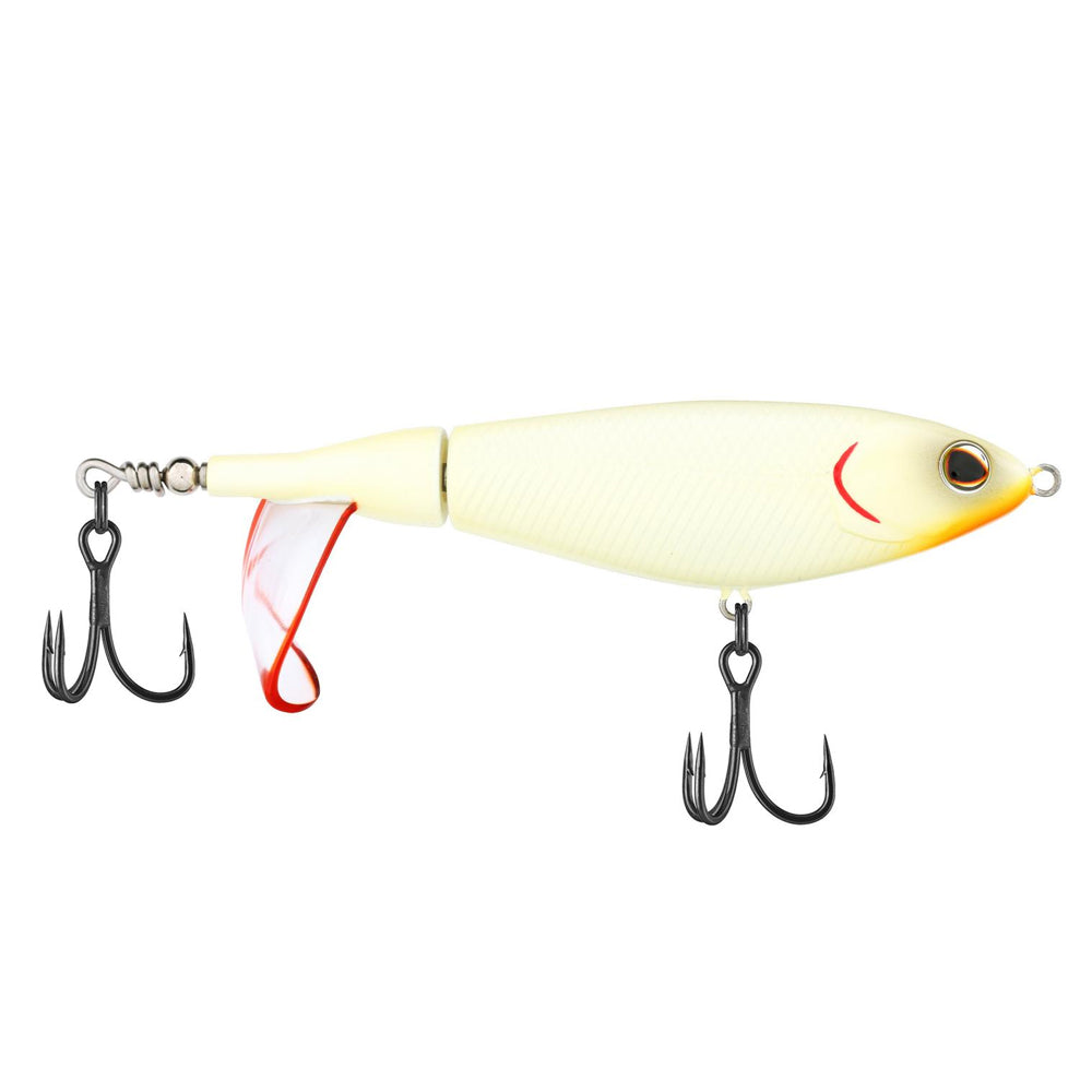 Berkley Choppo Saltwater 105mm topwater lure with cupped propeller tail and Fusion19 hooks