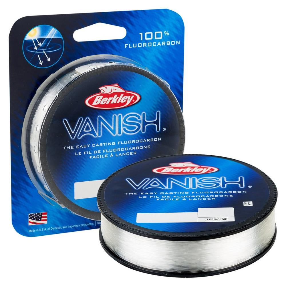 Berkley Vanish 100% fluorocarbon fishing line 14 lb 250 yd clear spool