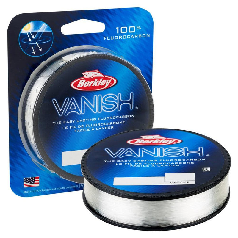 Berkley Vanish 100% fluorocarbon fishing line 14 lb 250 yd clear spool
