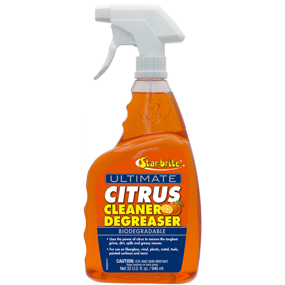 Star brite Ultimate Citrus Cleaner and Degreaser Biodegradable 32 oz spray bottle