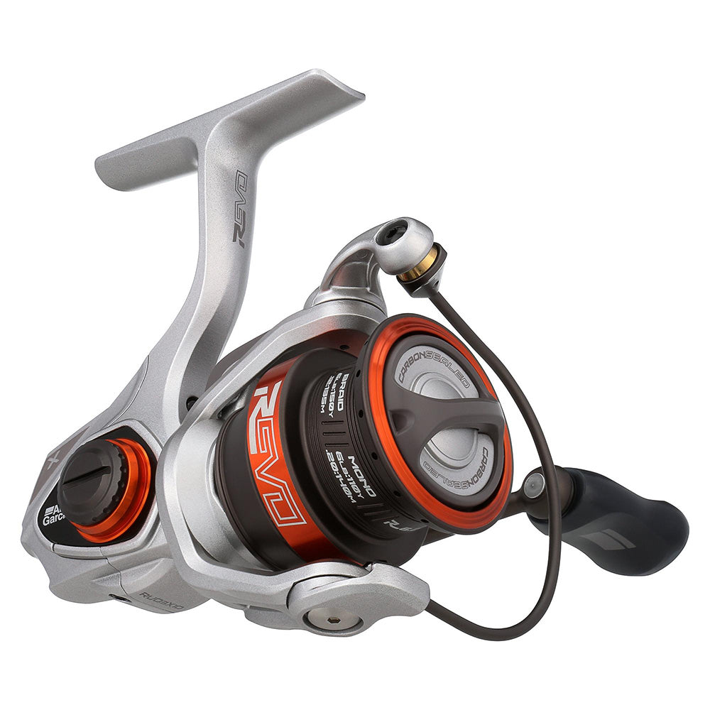Abu Garcia Revo3 X SP10 spinning reel with asymmetrical body and machined aluminum spool