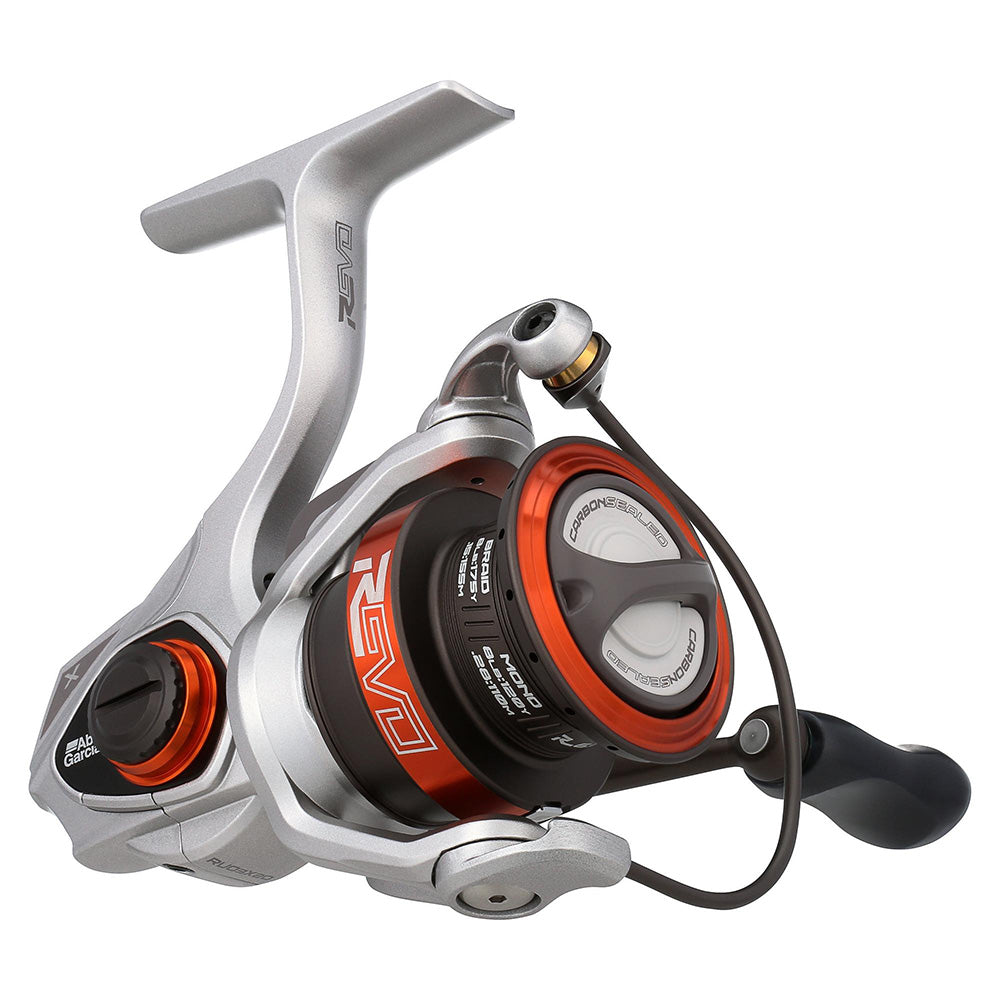 Abu Garcia Revo X SP20 spinning reel with asymmetrical body and machined aluminum spool