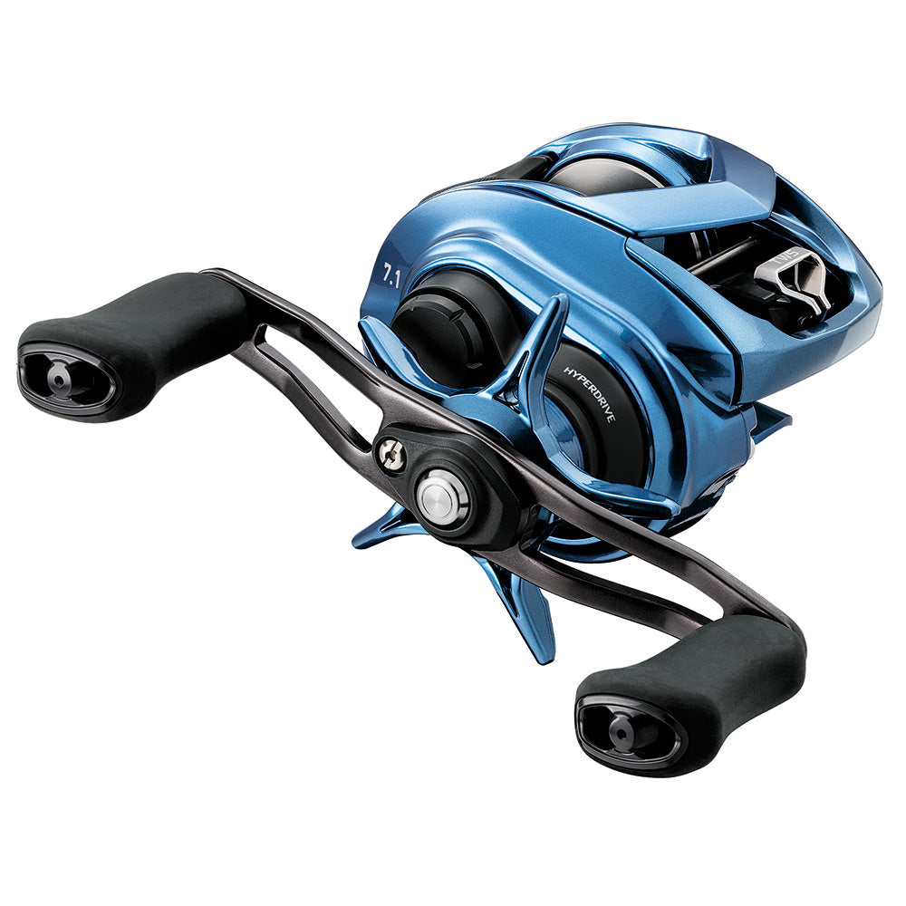 Daiwa Coastal TWS 80 left-hand baitcast reel with T-Wing System and aluminum frame