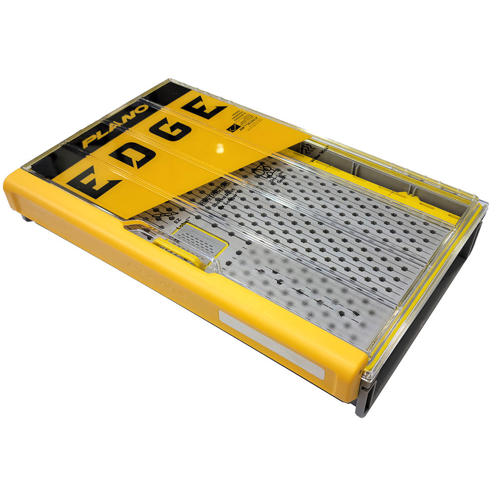 Plano EDGE 3700 Hook Box with DuraView lid and Dri-Loc O-ring seal for rust-free hook storage