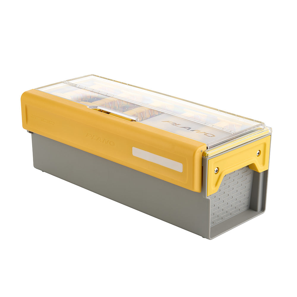 Plano EDGE Frog Box tackle storage with clear polycarbonate lid and WaterWick moisture protection